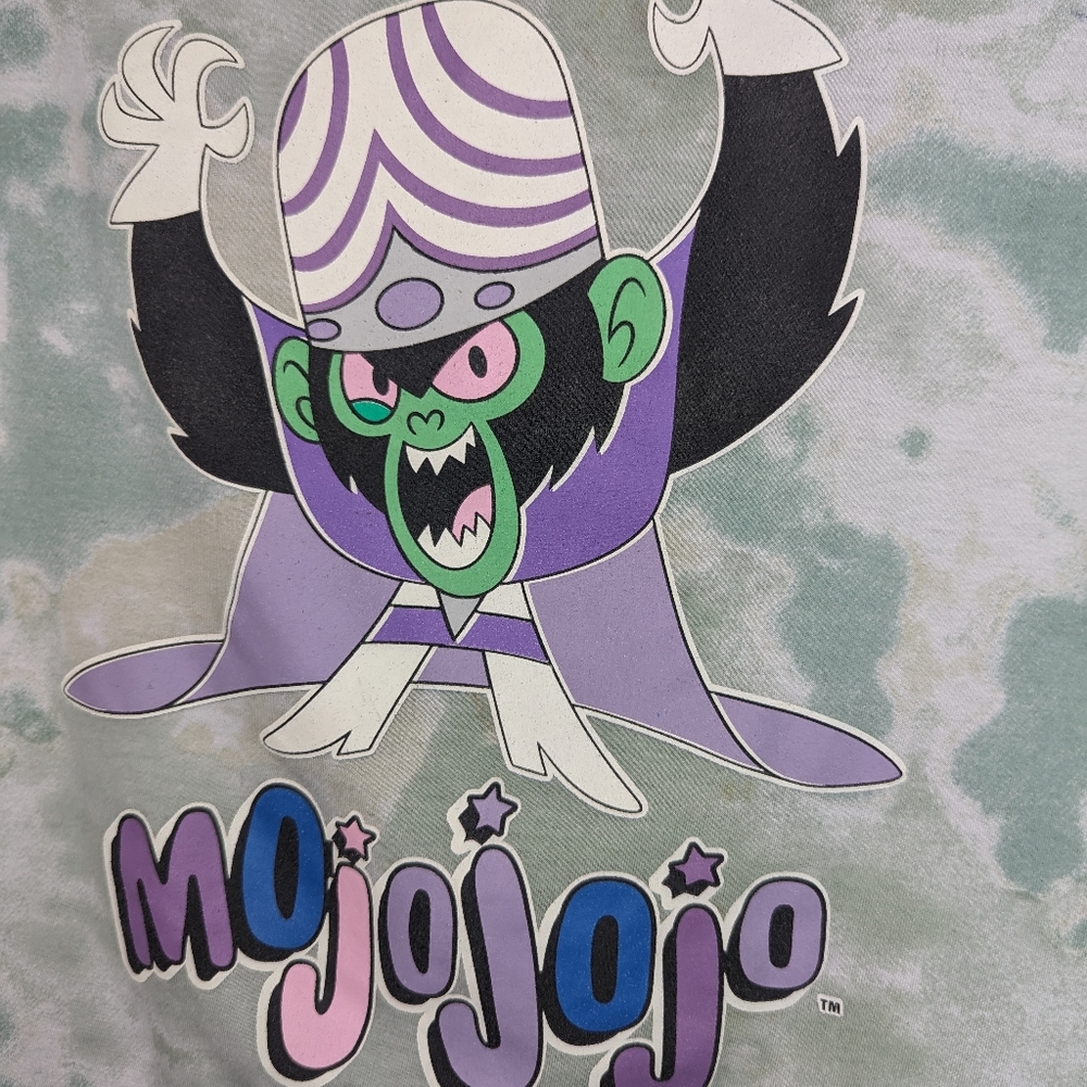 Powderpuff Girls Mojojo TShirt S Unisex Tie Dye